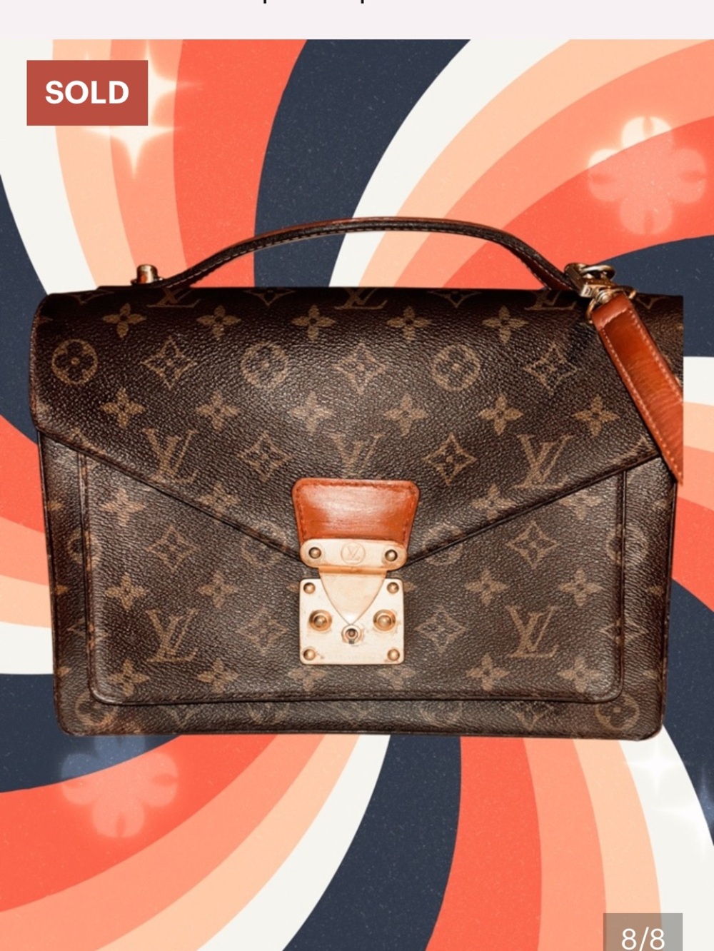 Louis Vuitton Monogram Monceau 2-Way Vintage Bag